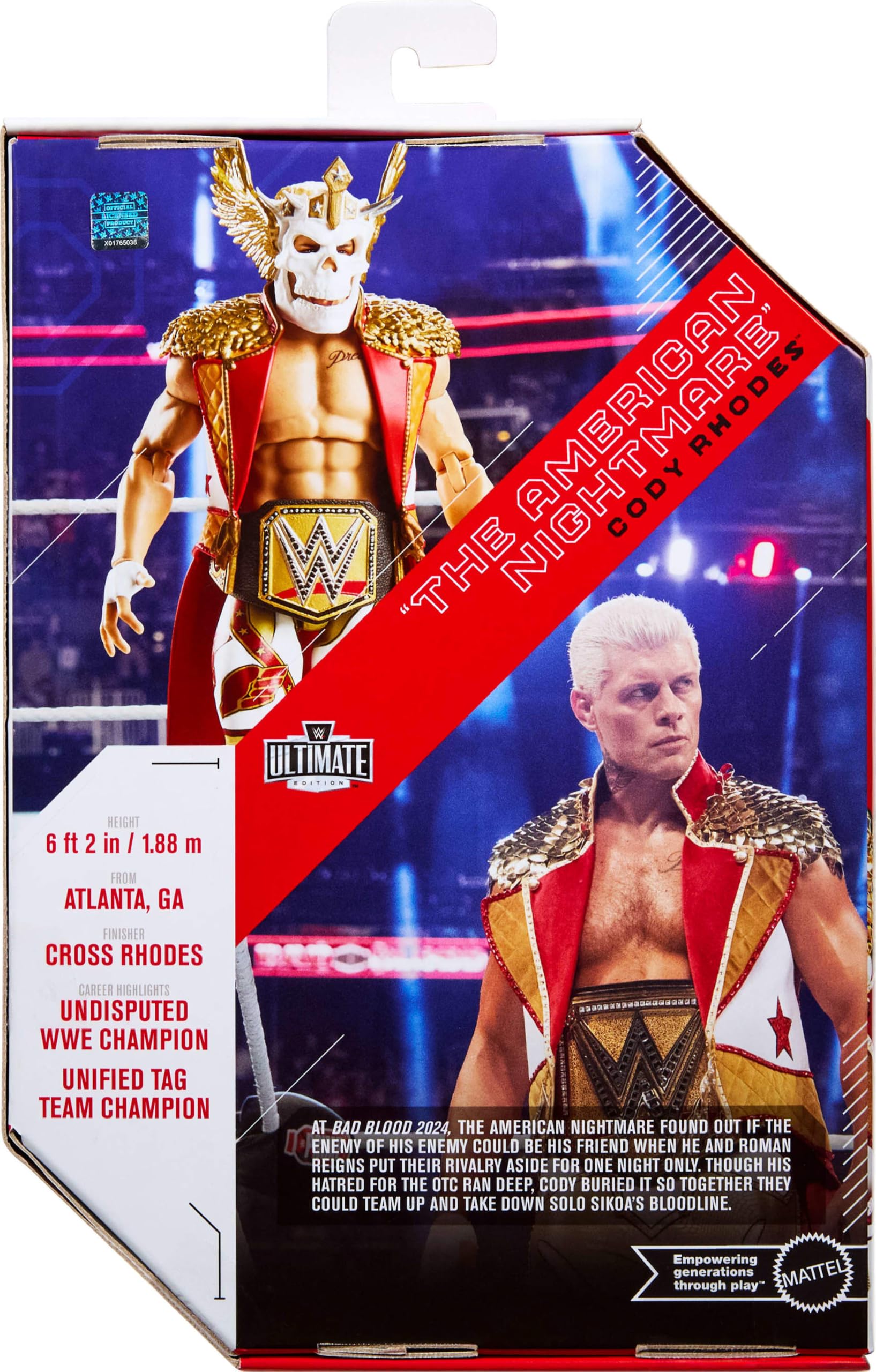 Amazon.com: Mattel WWE Ultimate Edition Cody Rhodes Figure